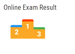 Online Exam Result